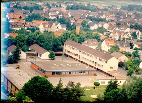 Luftbild der Schule (Quelle: Schulchronik)